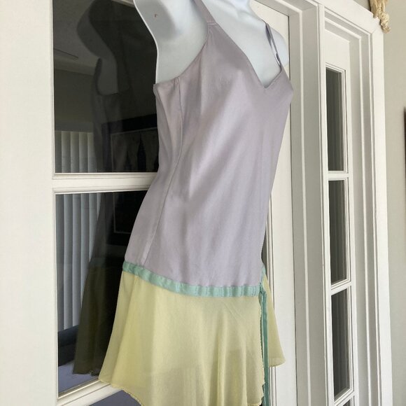 Victoria's Secret Sleeveless 100% Silk Chemise Light Pastel XS - Picture 4 of 8